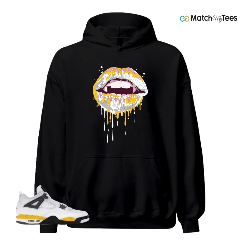 NIKE AIR JORDAN 4 RARE AIR TOUR YELLOW SNEAKER Matching Tees hoodie