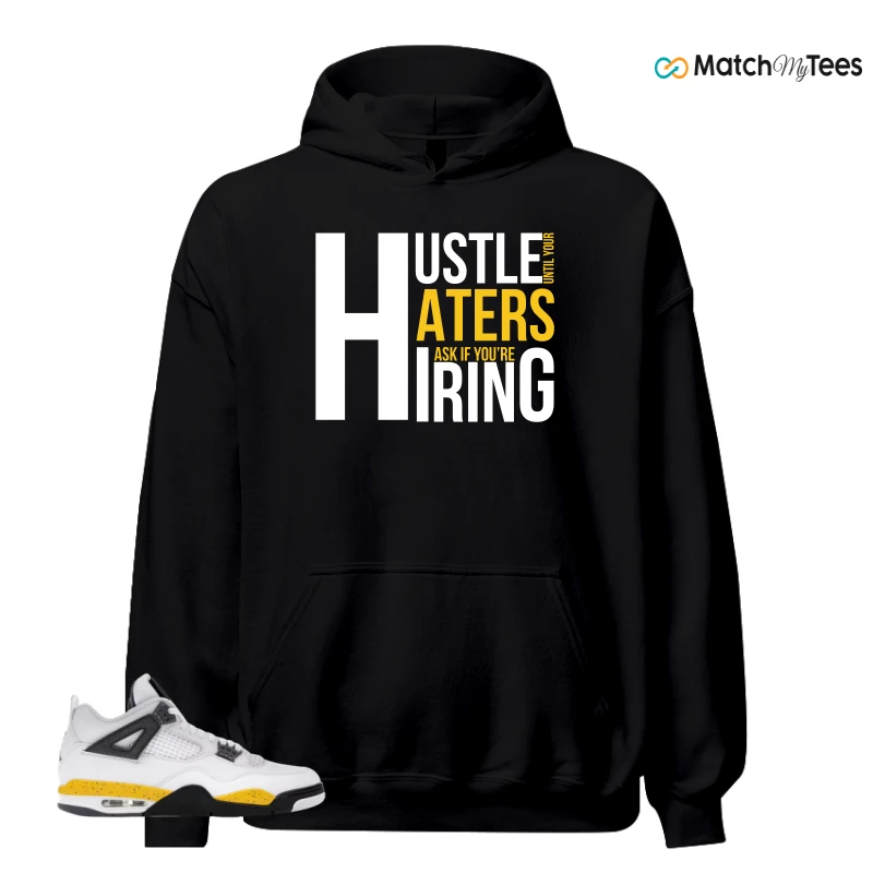 NIKE AIR JORDAN 4 RARE AIR TOUR YELLOW SNEAKER Matching Tees hoodie