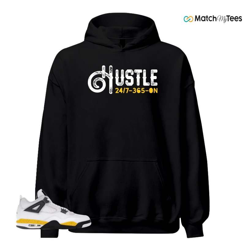 NIKE AIR JORDAN 4 RARE AIR TOUR YELLOW SNEAKER Matching Tees hoodie