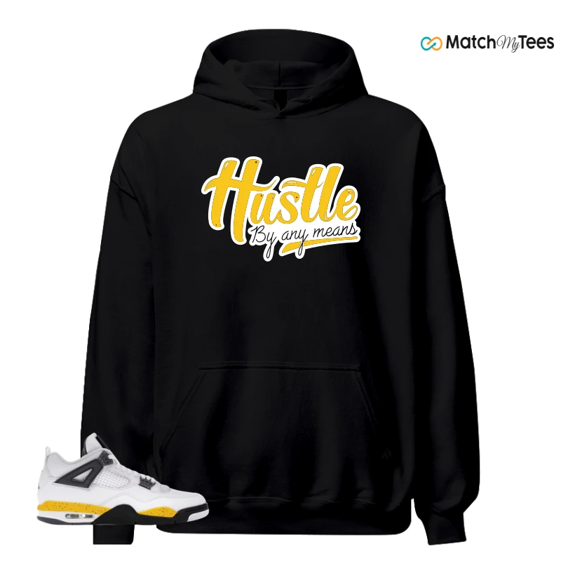 NIKE AIR JORDAN 4 RARE AIR TOUR YELLOW SNEAKER Matching Tees hoodie