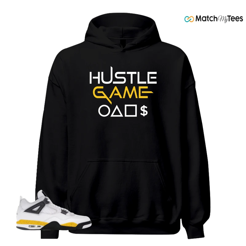NIKE AIR JORDAN 4 RARE AIR TOUR YELLOW SNEAKER Matching Tees hoodie