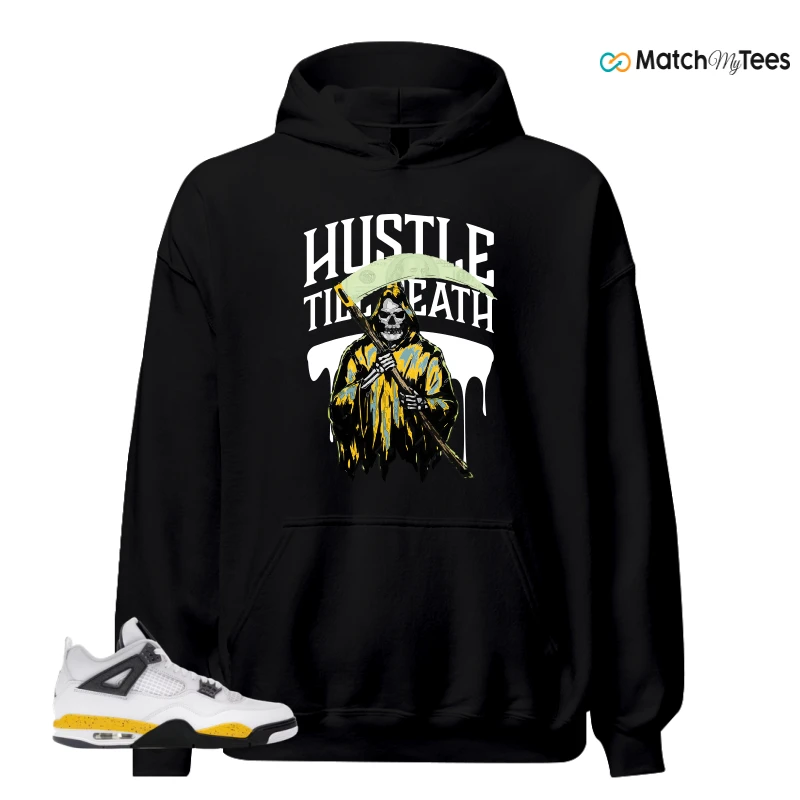 NIKE AIR JORDAN 4 RARE AIR TOUR YELLOW SNEAKER Matching Tees hoodie