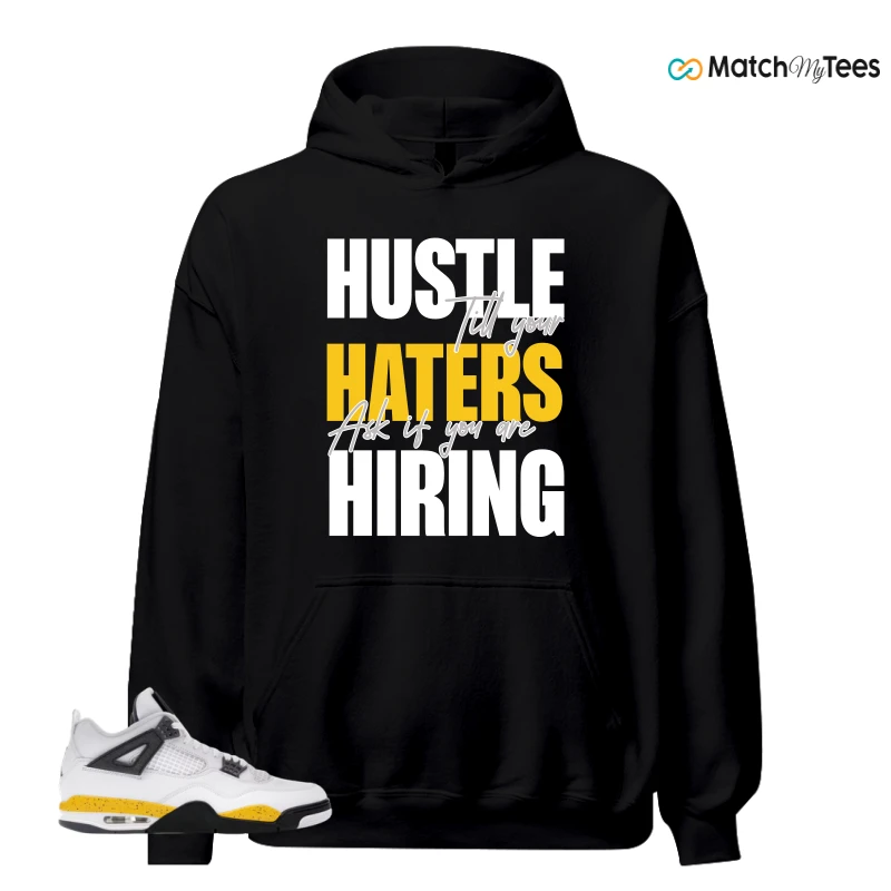 NIKE AIR JORDAN 4 RARE AIR TOUR YELLOW SNEAKER Matching Tees hoodie