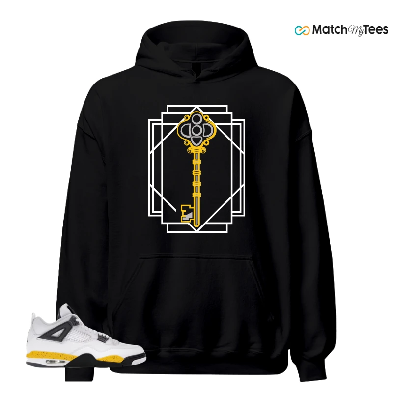 NIKE AIR JORDAN 4 RARE AIR TOUR YELLOW SNEAKER Matching Tees hoodie