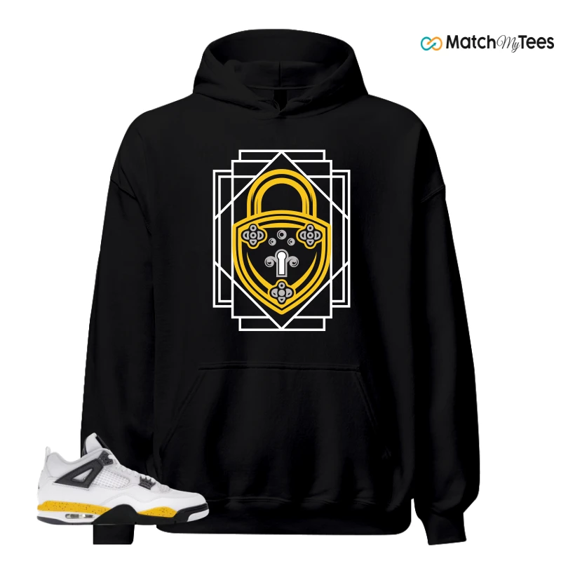 NIKE AIR JORDAN 4 RARE AIR TOUR YELLOW SNEAKER Matching Tees hoodie