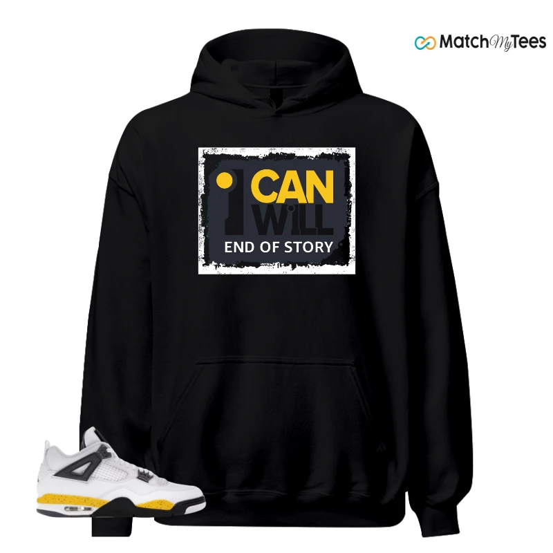 NIKE AIR JORDAN 4 RARE AIR TOUR YELLOW SNEAKER Matching Tees hoodie