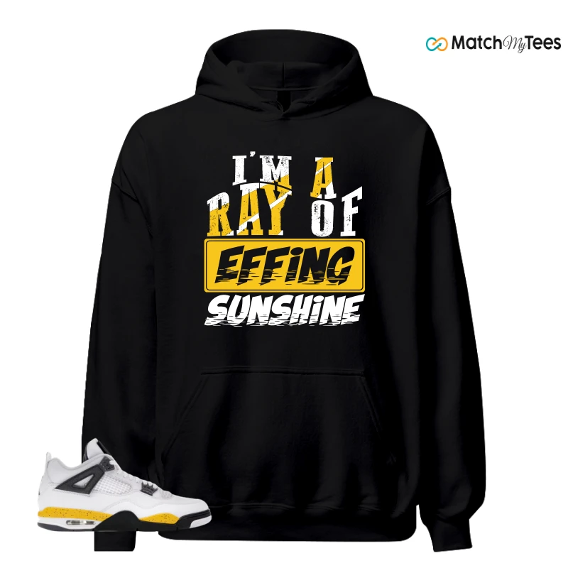 NIKE AIR JORDAN 4 RARE AIR TOUR YELLOW SNEAKER Matching Tees hoodie