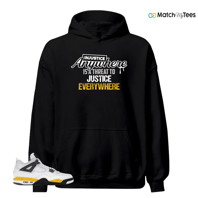 NIKE AIR JORDAN 4 RARE AIR TOUR YELLOW SNEAKER Matching Tees hoodie