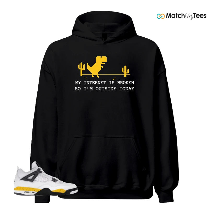NIKE AIR JORDAN 4 RARE AIR TOUR YELLOW SNEAKER Matching Tees hoodie