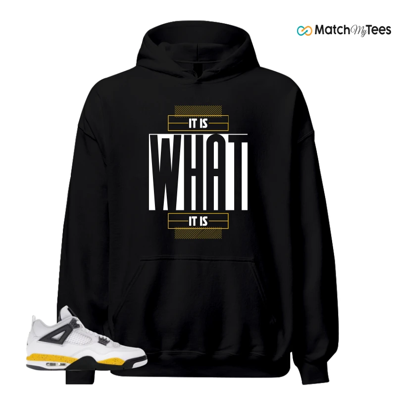 NIKE AIR JORDAN 4 RARE AIR TOUR YELLOW SNEAKER Matching Tees hoodie