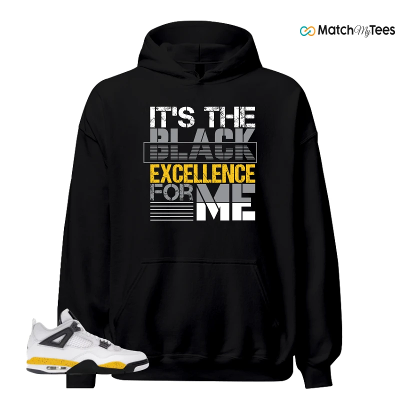 NIKE AIR JORDAN 4 RARE AIR TOUR YELLOW SNEAKER Matching Tees hoodie