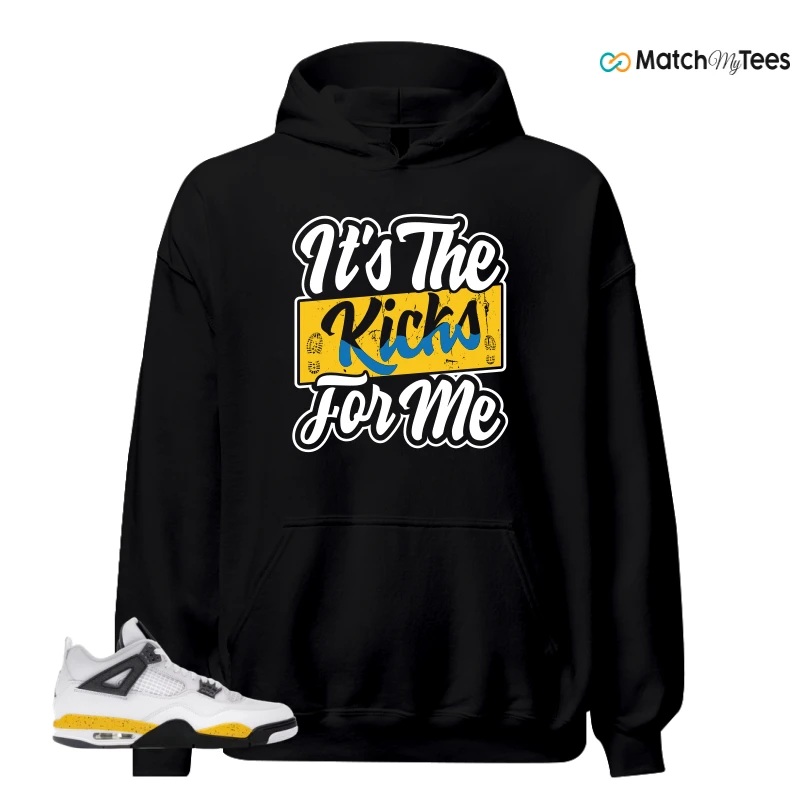 NIKE AIR JORDAN 4 RARE AIR TOUR YELLOW SNEAKER Matching Tees hoodie