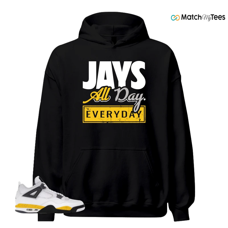 NIKE AIR JORDAN 4 RARE AIR TOUR YELLOW SNEAKER Matching Tees hoodie