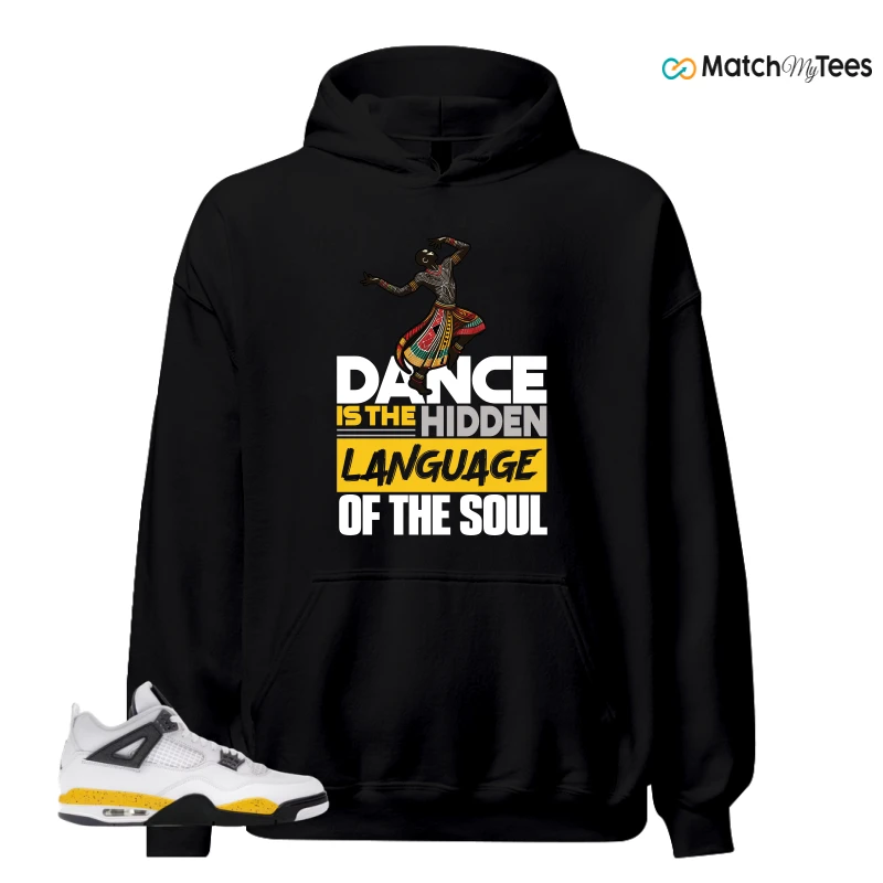 NIKE AIR JORDAN 4 RARE AIR TOUR YELLOW SNEAKER Matching Tees hoodie