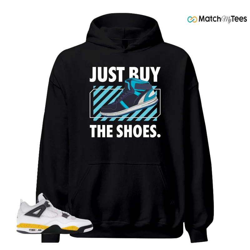 NIKE AIR JORDAN 4 RARE AIR TOUR YELLOW SNEAKER Matching Tees hoodie