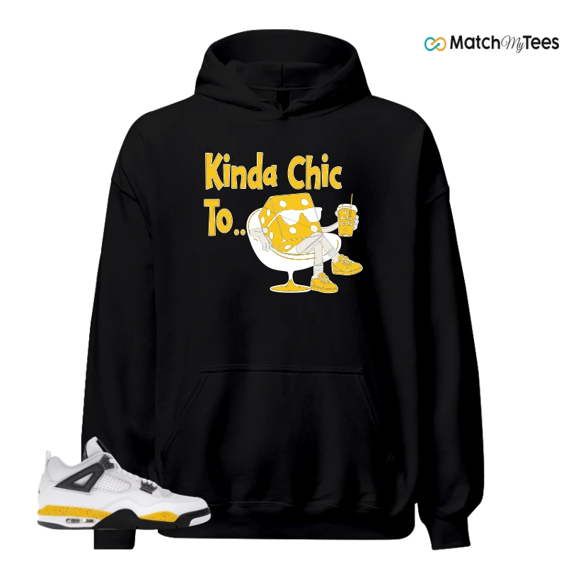 NIKE AIR JORDAN 4 RARE AIR TOUR YELLOW SNEAKER Matching Tees hoodie