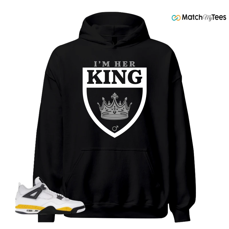 NIKE AIR JORDAN 4 RARE AIR TOUR YELLOW SNEAKER Matching Tees hoodie
