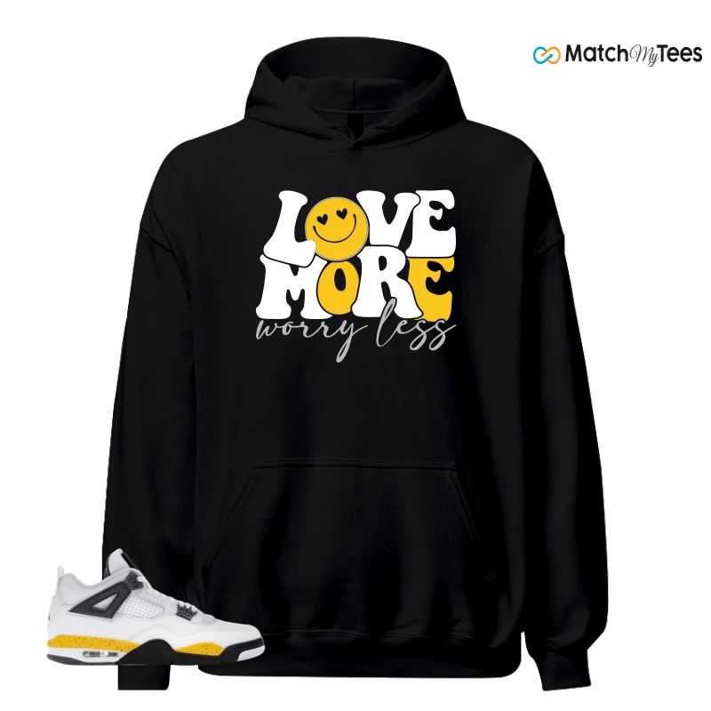 NIKE AIR JORDAN 4 RARE AIR TOUR YELLOW SNEAKER Matching Tees hoodie