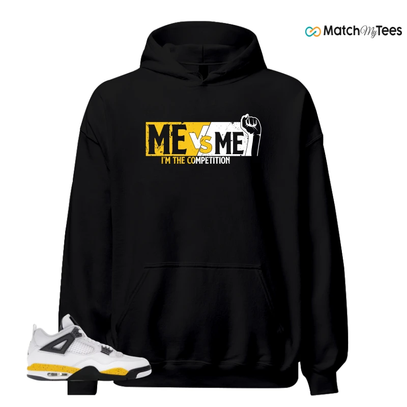 NIKE AIR JORDAN 4 RARE AIR TOUR YELLOW SNEAKER Matching Tees hoodie