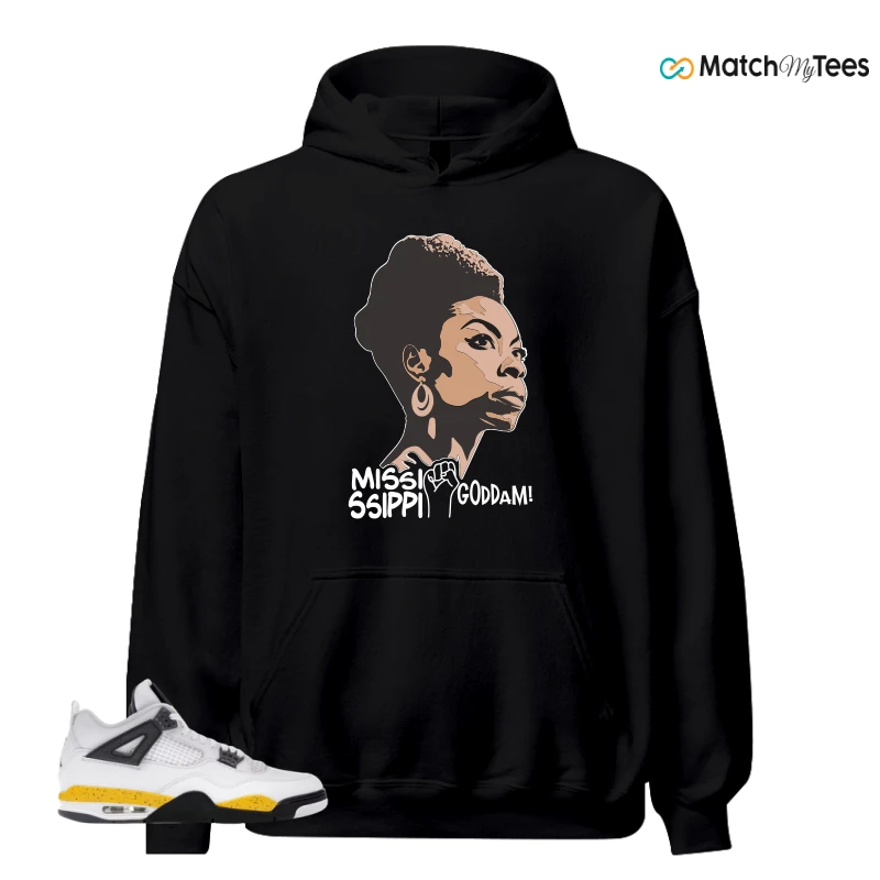 NIKE AIR JORDAN 4 RARE AIR TOUR YELLOW SNEAKER Matching Tees hoodie