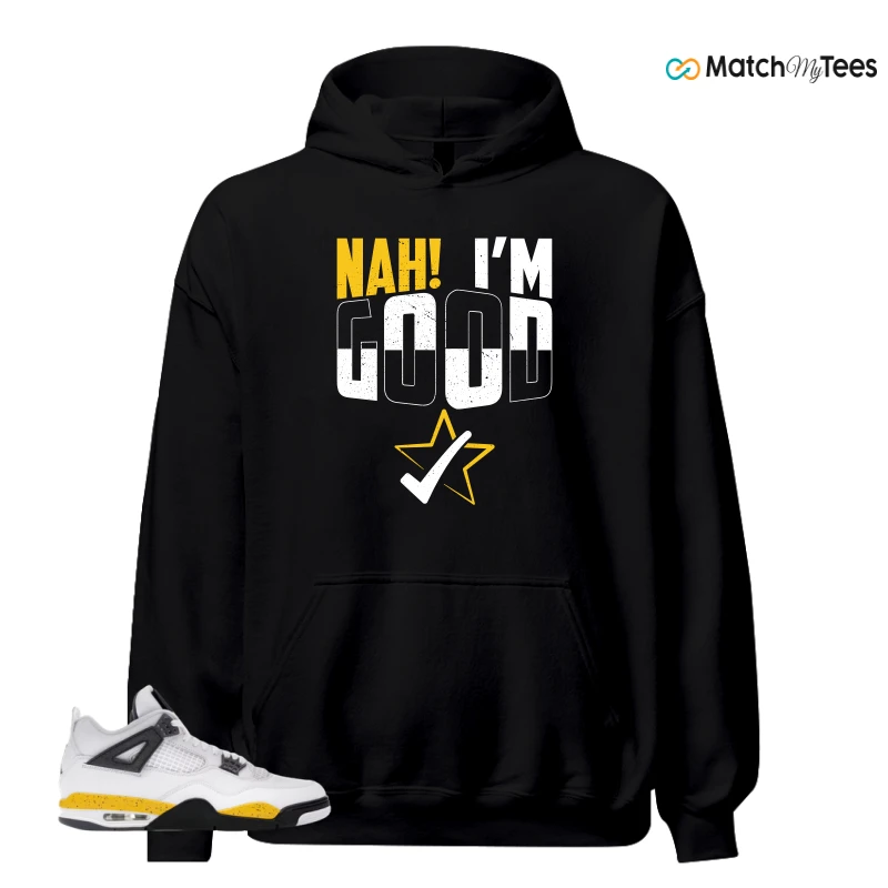 NIKE AIR JORDAN 4 RARE AIR TOUR YELLOW SNEAKER Matching Tees hoodie