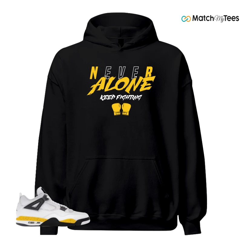 NIKE AIR JORDAN 4 RARE AIR TOUR YELLOW SNEAKER Matching Tees hoodie