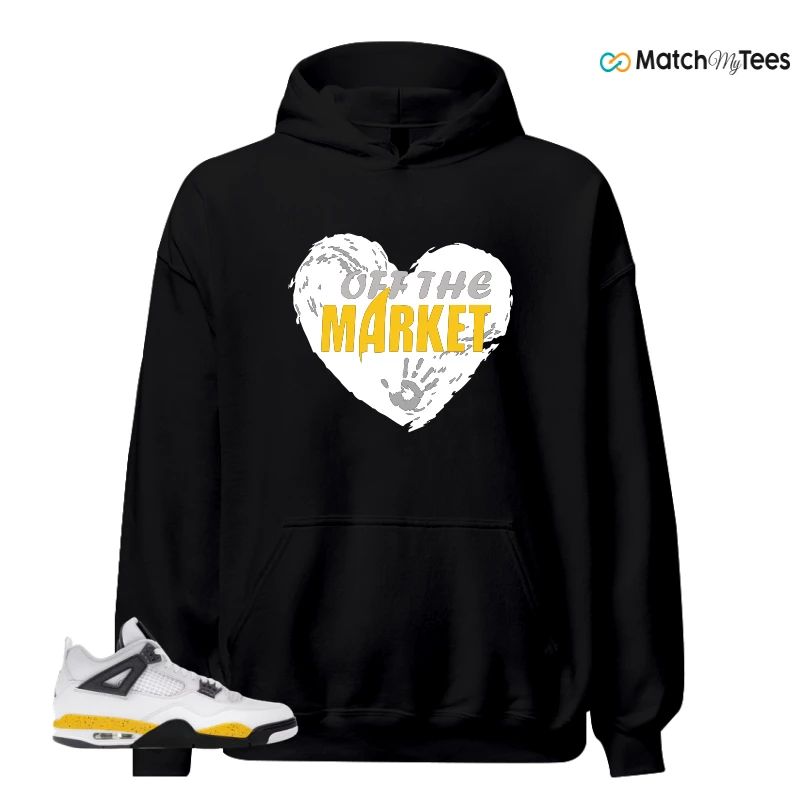 NIKE AIR JORDAN 4 RARE AIR TOUR YELLOW SNEAKER Matching Tees hoodie