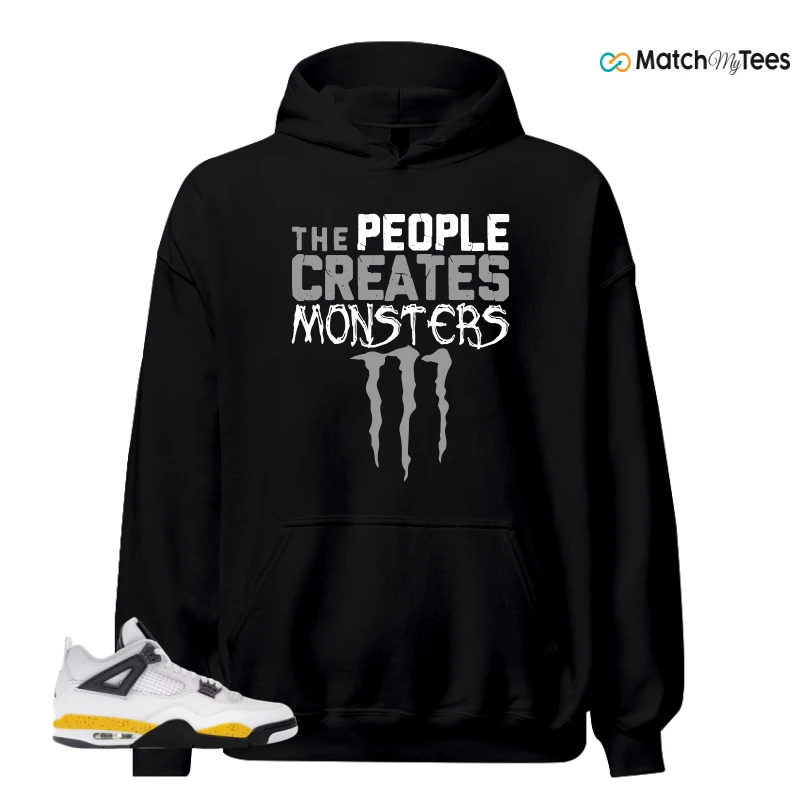 NIKE AIR JORDAN 4 RARE AIR TOUR YELLOW SNEAKER Matching Tees hoodie
