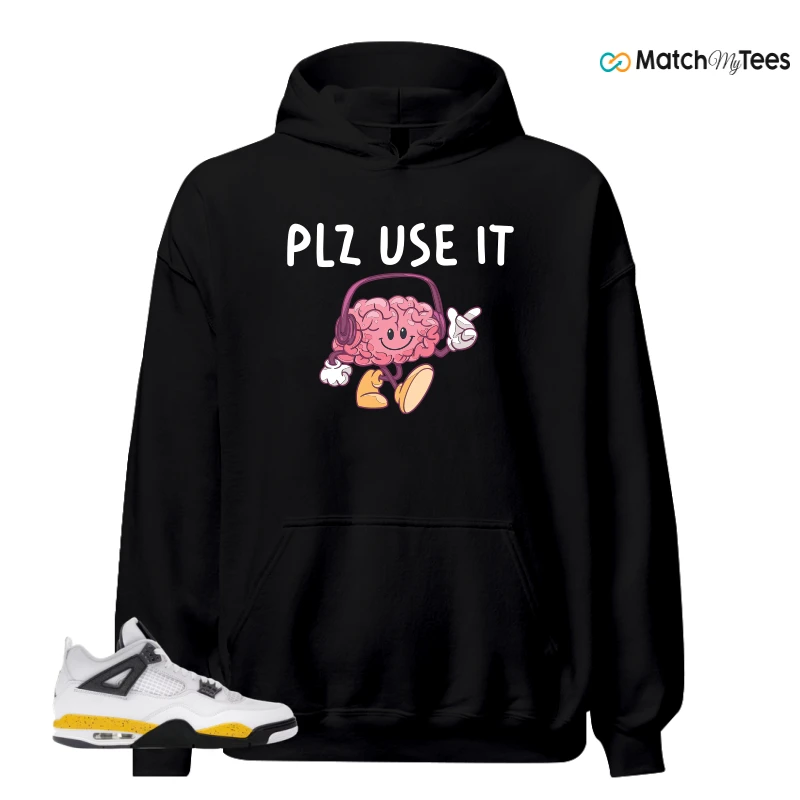 NIKE AIR JORDAN 4 RARE AIR TOUR YELLOW SNEAKER Matching Tees hoodie