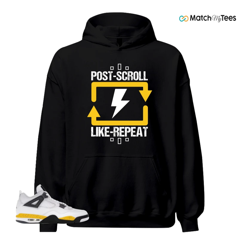 NIKE AIR JORDAN 4 RARE AIR TOUR YELLOW SNEAKER Matching Tees hoodie