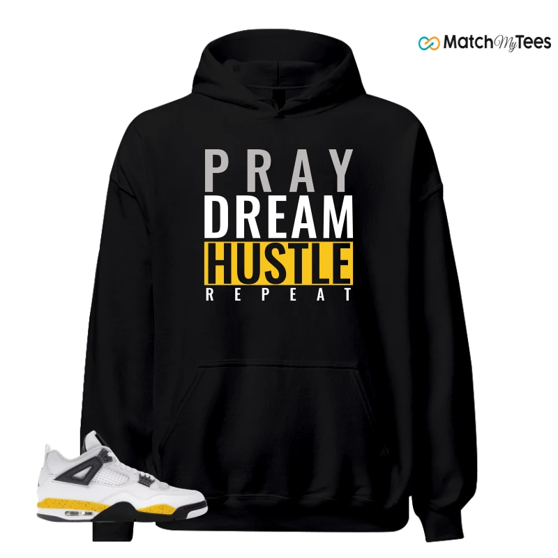 NIKE AIR JORDAN 4 RARE AIR TOUR YELLOW SNEAKER Matching Tees hoodie