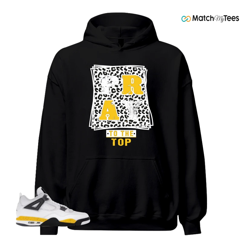 NIKE AIR JORDAN 4 RARE AIR TOUR YELLOW SNEAKER Matching Tees hoodie