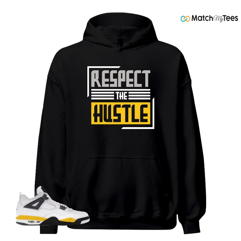 NIKE AIR JORDAN 4 RARE AIR TOUR YELLOW SNEAKER Matching Tees hoodie
