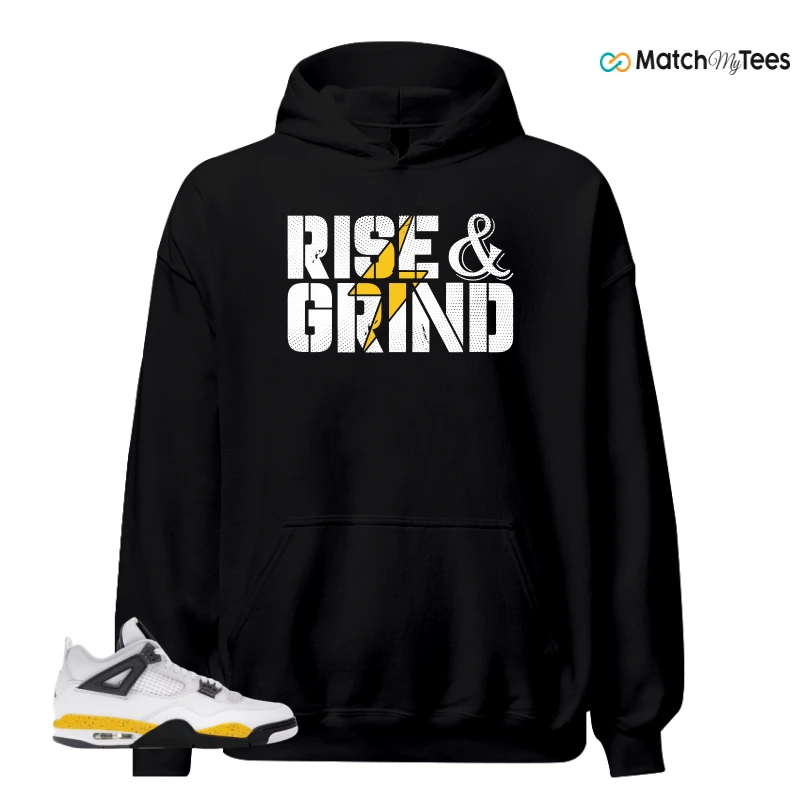NIKE AIR JORDAN 4 RARE AIR TOUR YELLOW SNEAKER Matching Tees hoodie