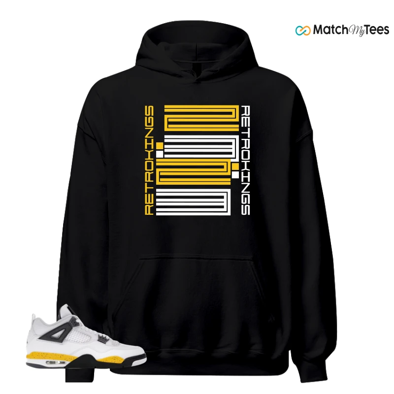 NIKE AIR JORDAN 4 RARE AIR TOUR YELLOW SNEAKER Matching Tees hoodie