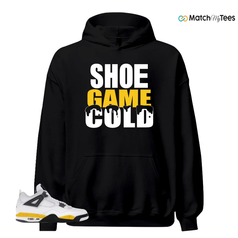NIKE AIR JORDAN 4 RARE AIR TOUR YELLOW SNEAKER Matching Tees hoodie