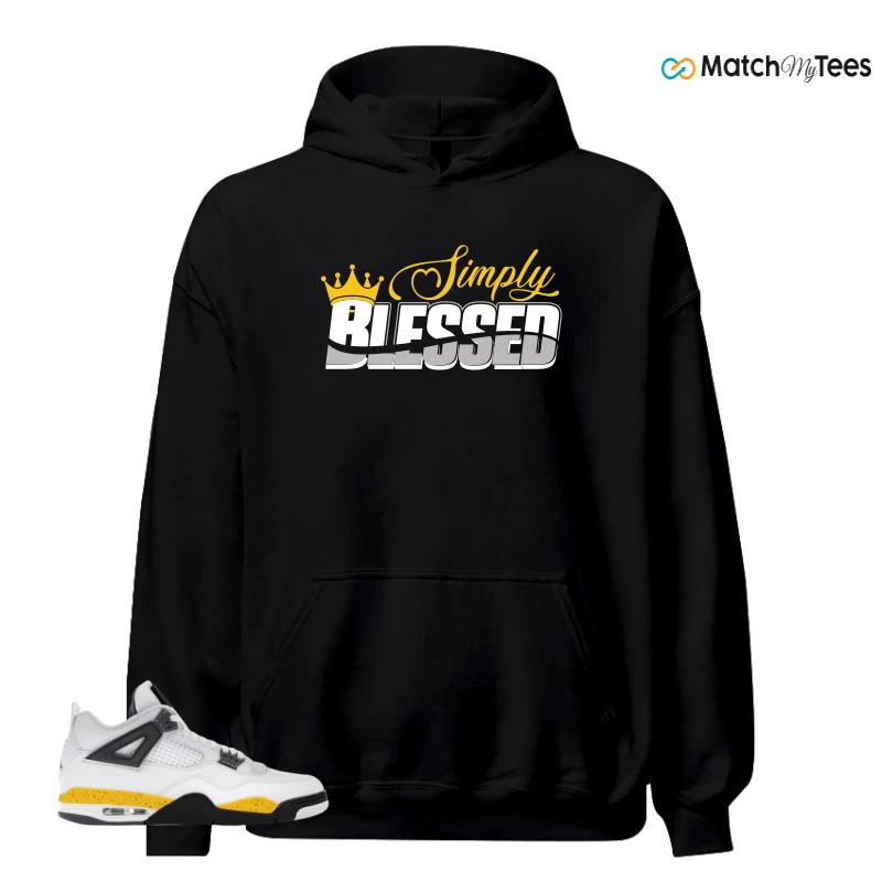 NIKE AIR JORDAN 4 RARE AIR TOUR YELLOW SNEAKER Matching Tees hoodie