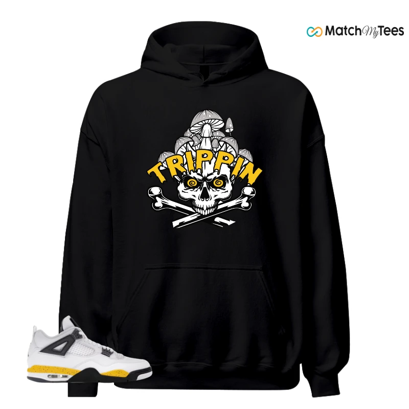 NIKE AIR JORDAN 4 RARE AIR TOUR YELLOW SNEAKER Matching Tees hoodie