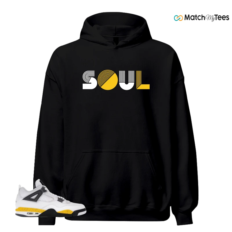 NIKE AIR JORDAN 4 RARE AIR TOUR YELLOW SNEAKER Matching Tees hoodie