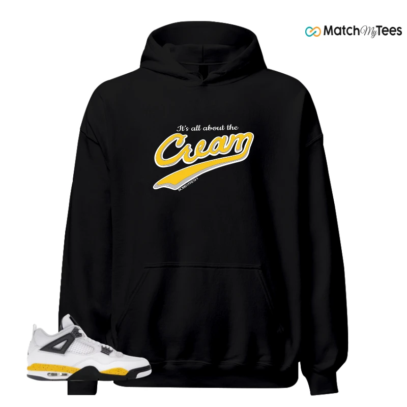 NIKE AIR JORDAN 4 RARE AIR TOUR YELLOW SNEAKER Matching Tees hoodie