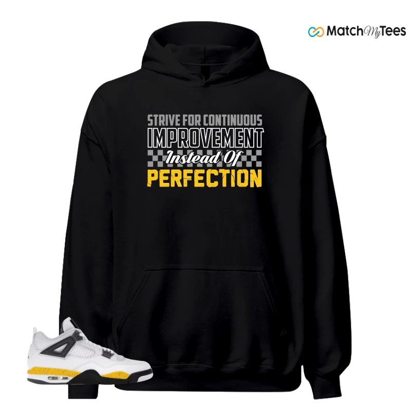 NIKE AIR JORDAN 4 RARE AIR TOUR YELLOW SNEAKER Matching Tees hoodie