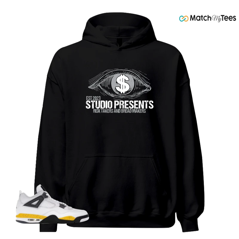 NIKE AIR JORDAN 4 RARE AIR TOUR YELLOW SNEAKER Matching Tees hoodie