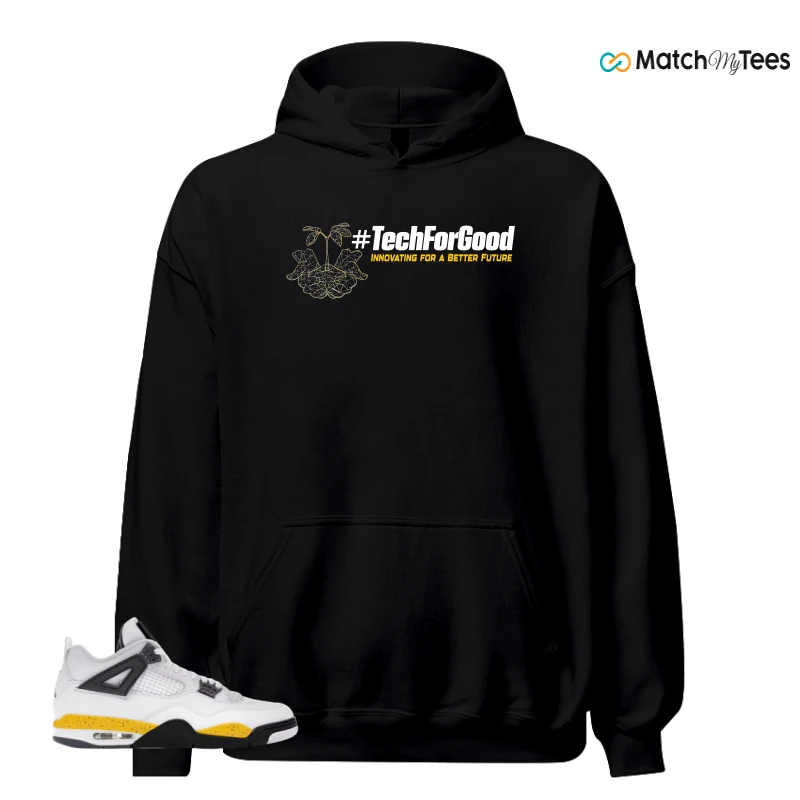 NIKE AIR JORDAN 4 RARE AIR TOUR YELLOW SNEAKER Matching Tees hoodie