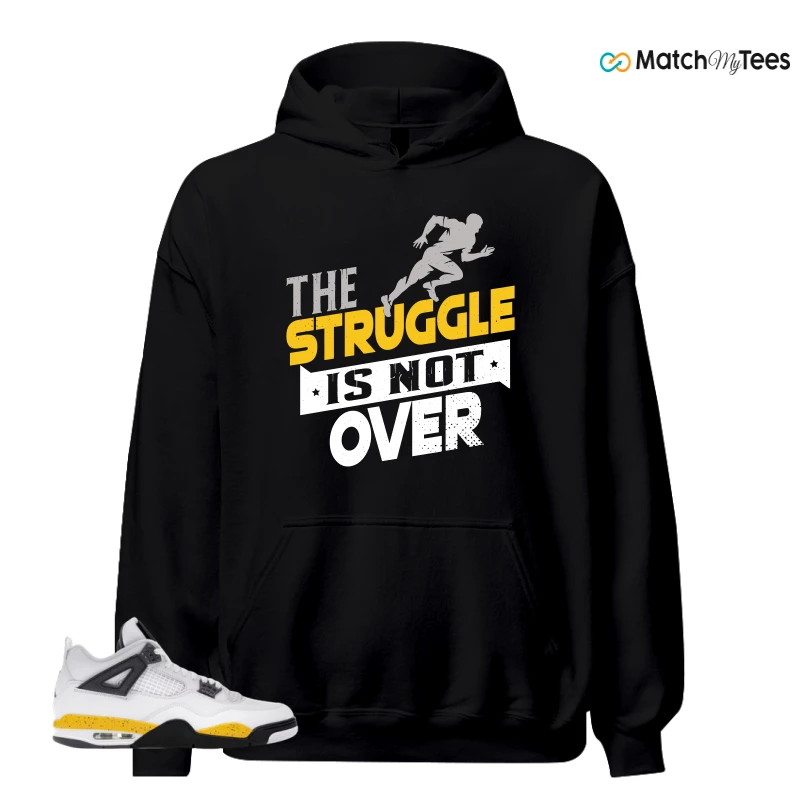 NIKE AIR JORDAN 4 RARE AIR TOUR YELLOW SNEAKER Matching Tees hoodie