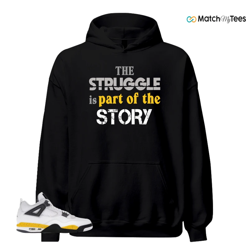 NIKE AIR JORDAN 4 RARE AIR TOUR YELLOW SNEAKER Matching Tees hoodie