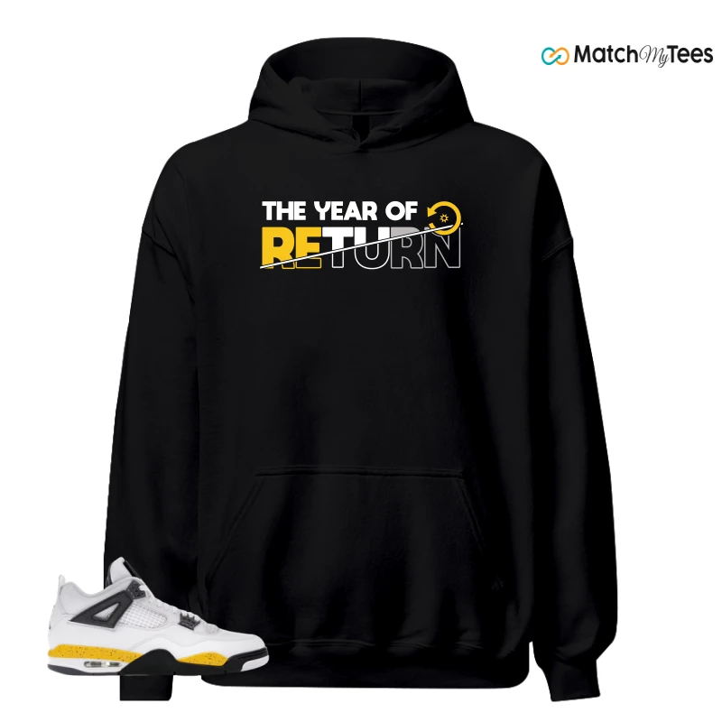 NIKE AIR JORDAN 4 RARE AIR TOUR YELLOW SNEAKER Matching Tees hoodie