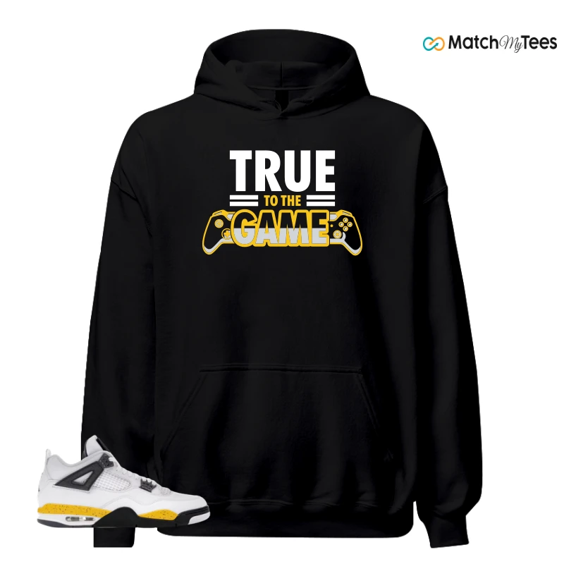 NIKE AIR JORDAN 4 RARE AIR TOUR YELLOW SNEAKER Matching Tees hoodie