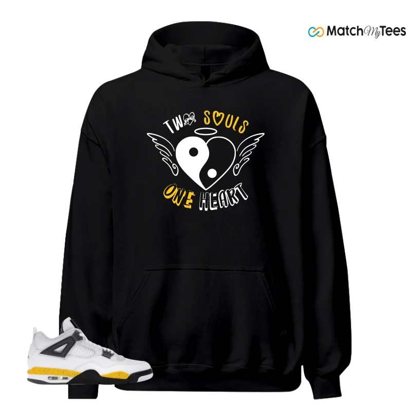 NIKE AIR JORDAN 4 RARE AIR TOUR YELLOW SNEAKER Matching Tees hoodie