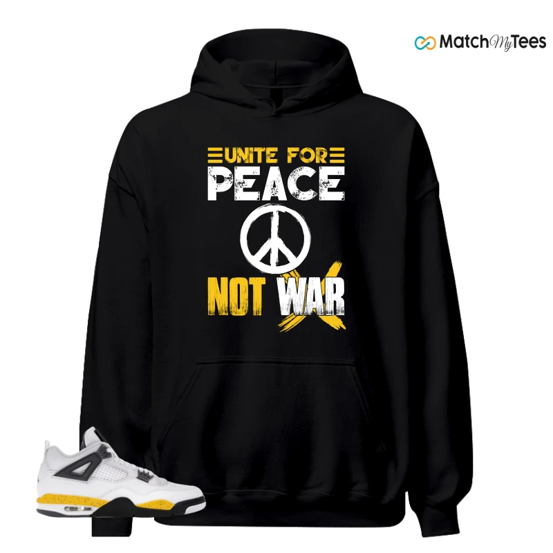 NIKE AIR JORDAN 4 RARE AIR TOUR YELLOW SNEAKER Matching Tees hoodie