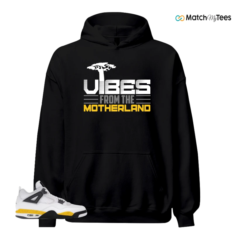 NIKE AIR JORDAN 4 RARE AIR TOUR YELLOW SNEAKER Matching Tees hoodie